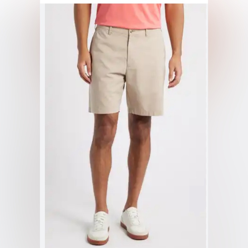 Peter Millar Men’s 100% Pima Cotton Khaki Golf Shorts Sz 40